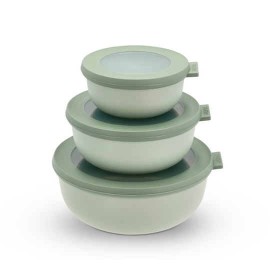 Mepal Cirqula skålesæt med låg lav nordic sage