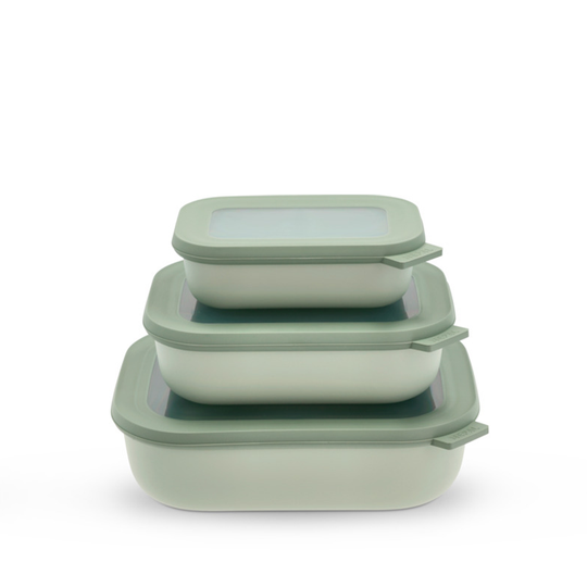 Mepal Cirqula skålesæt med låg lav nordic sage
