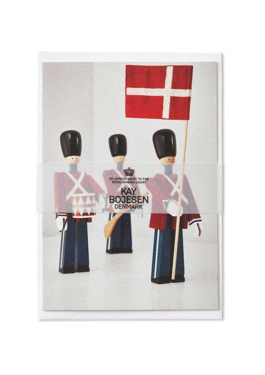 Kay Bojesen A6 Kort, med 3 forskellige gardere