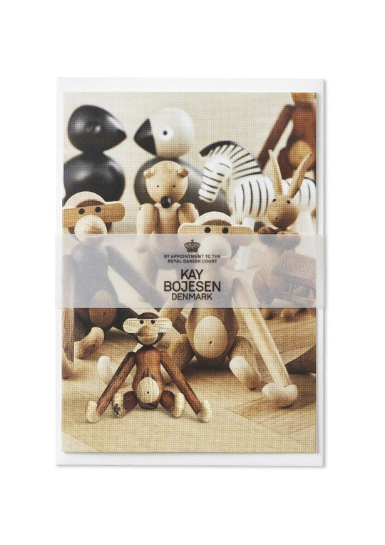 Kay Bojesen A6 Kort, med flere trædyr