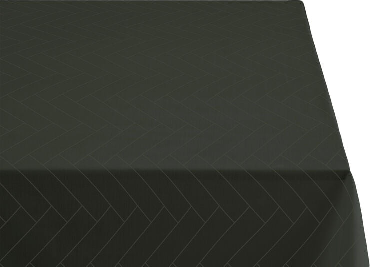 Södahl Damask Dug Tiles 140x220 - Forest green