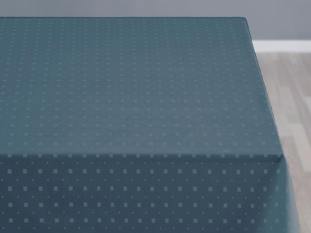 Södahl Damask Dug Squares 140x320, China Blue