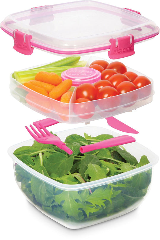 Sistema Salad To Go Assorteret 1,1 Liter