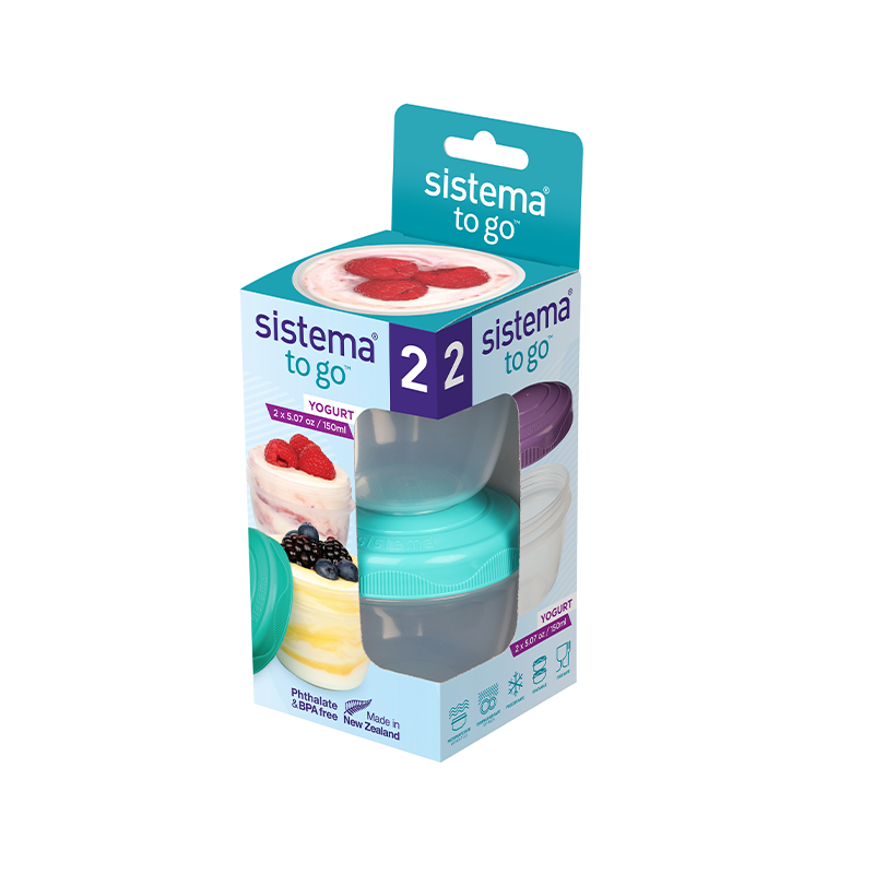 Sistema Yoghurt To Go 2-Pak Assorteret 150 Ml