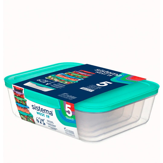 Sistema Nest It Opbevaringsbokse 5 stk.