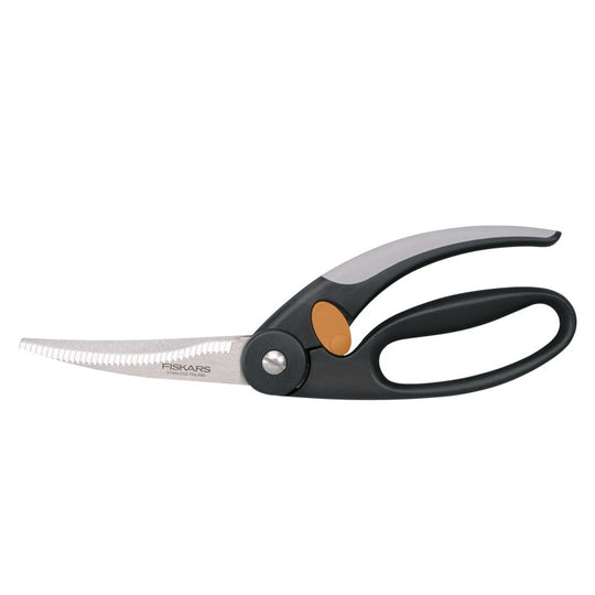 Fiskars fjerkræsaks 25 cm soft håndtag