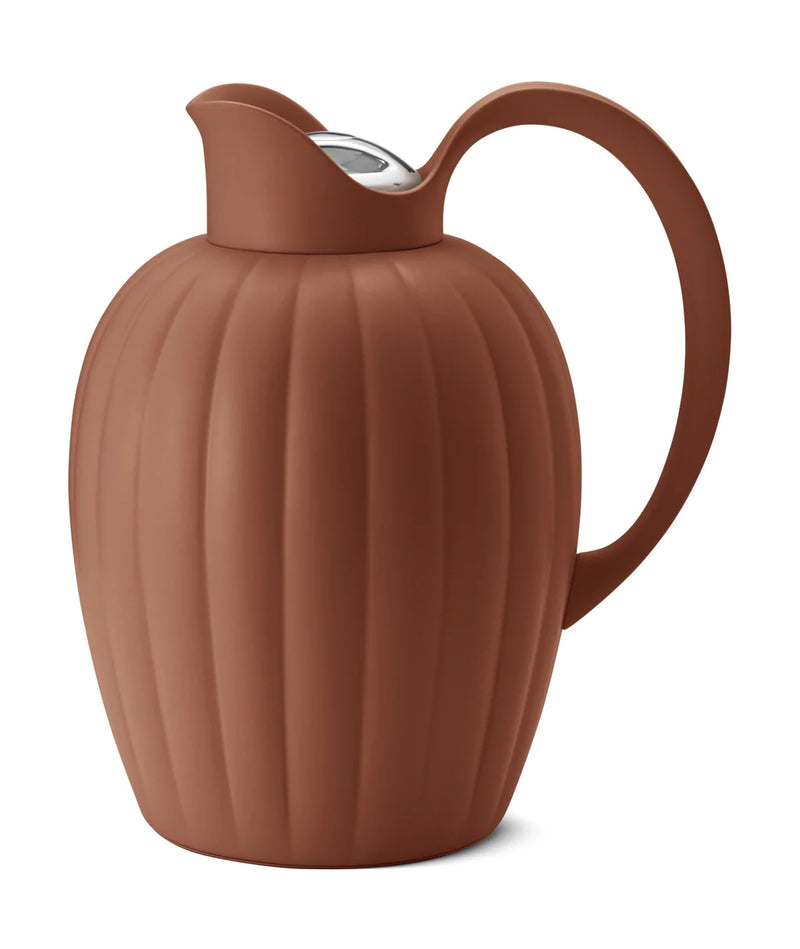 Georg Jensen Bernadotte Termokande - Terracotta rød - 1L