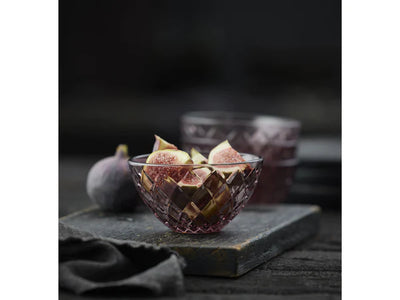 Lyngby Glas Sorento Skål Lyserød, 4 stk