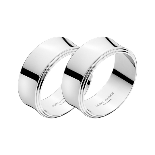 Georg Jensen Servietringe Pyramide - 2 stk