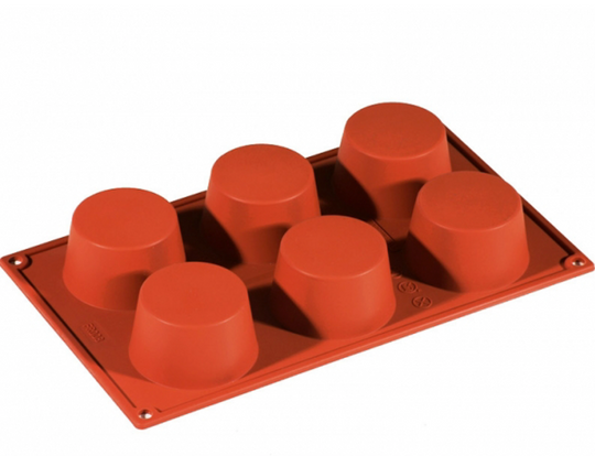 Bagemåtte muffin - rød