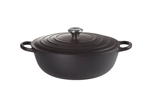 Le Creuset Stegegryde Ø32cm, mat sort