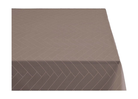 Södahl Damask Dug Tiles 160x160 - Taupe