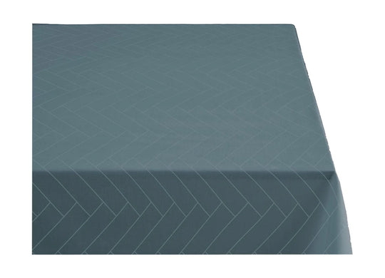 Södahl Damask Dug Tiles 140x320 - Atlantic