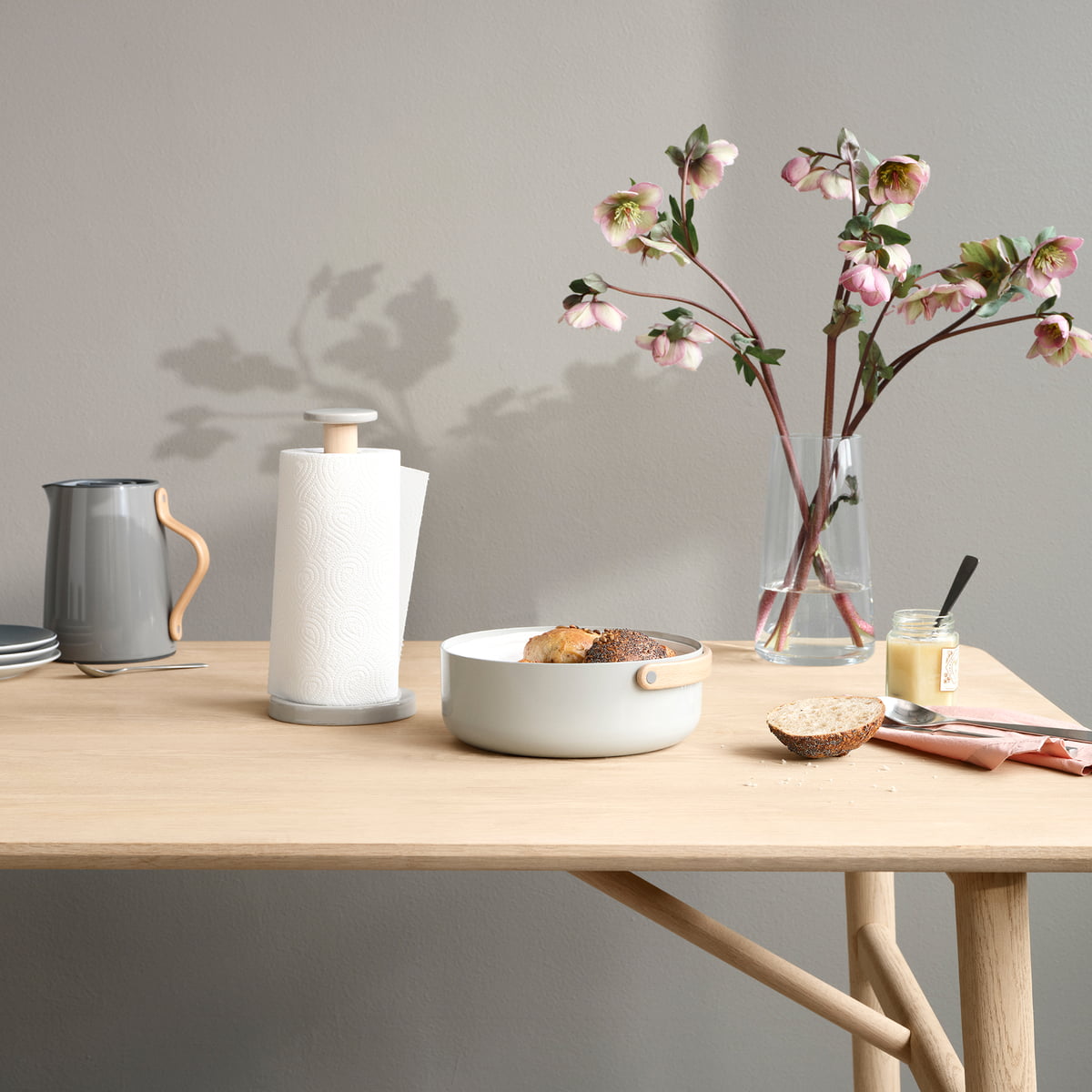Stelton Emma Køkkenrulleholder grå