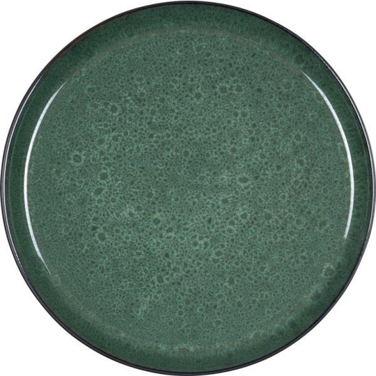 Bitz Gastro middagstallerken - Sort/Grøn - 27 cm