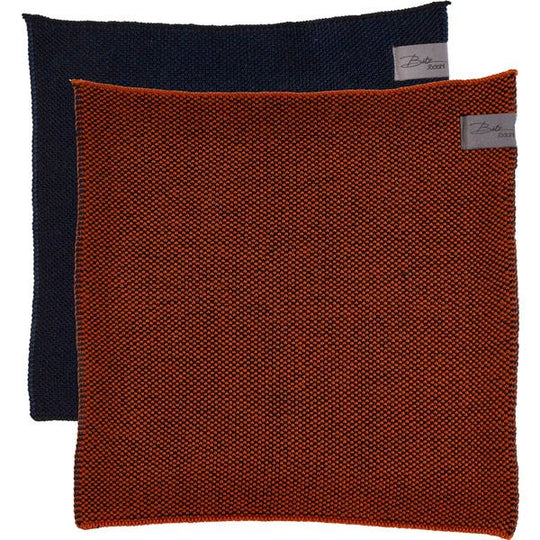 Bitz Karklude organic - blå/rød - 2 stk