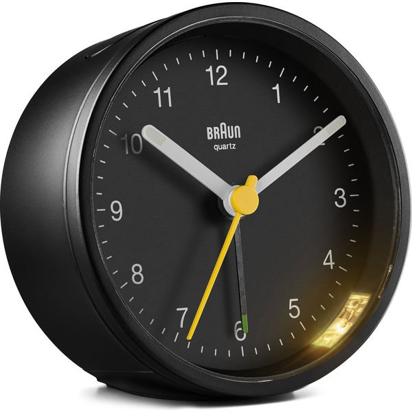 Braun Vækkeur Analog BC12 - sort