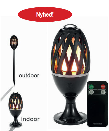 Thomsons LED Flame Atmosphere Fakkel/bordmodel Med fjernbetjening