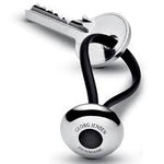 Georg Jensen Ellipse Nøglering - Sort