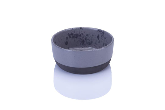 Aida RAW Skål - Grå Spotted - 13,5 cm