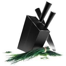 Eva Solo Knivblok Skrå - Sort