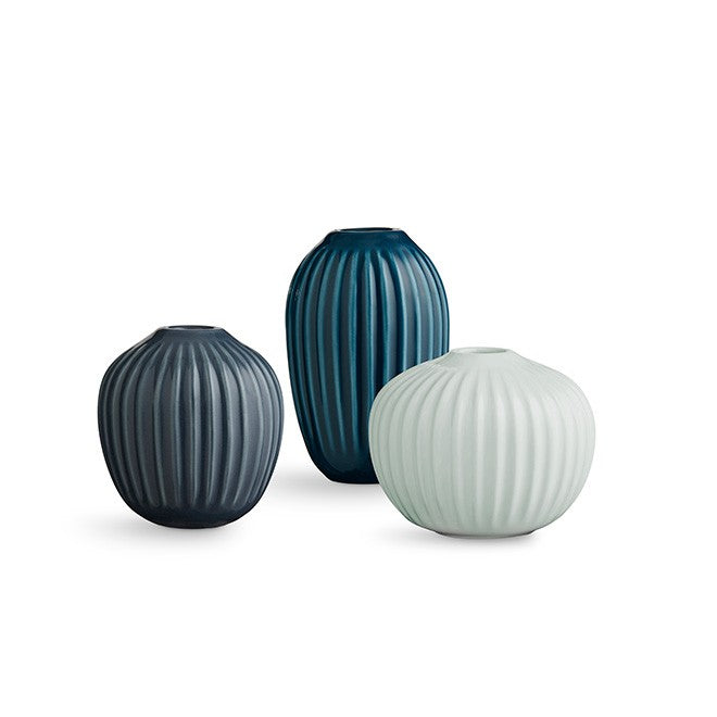 Kähler Hammershøi Vase Miniature 3-pak Grøn