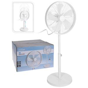 Excellent Electrics Gulvventilator 40cm, Hvid