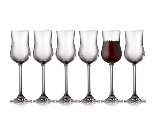 Lyngby Glas Juvel, Portvinsglas 9 cl 6 stk.