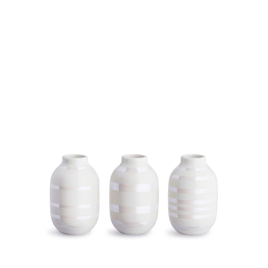 Kähler Omaggio Vase Miniature 3-pak Perlemor