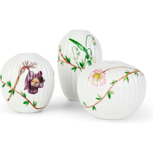 Kähler Hammershøi Spring Miniature Vaser, 3 stk.