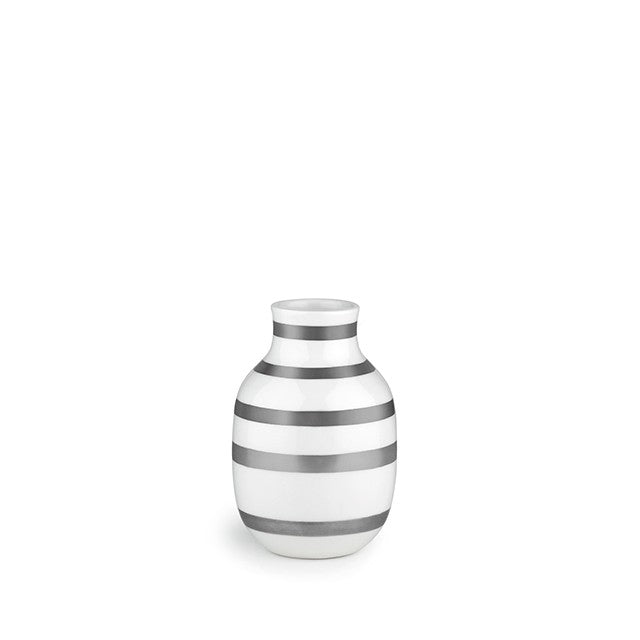 Kähler Omaggio Vase Sølv Lille
