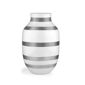 Kähler Omaggio Vase Sølv Stor
