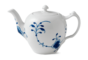 Royal Copenhagen Blå Mega Riflet Tekande, 1 ltr