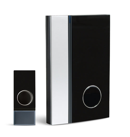 Batco Nordic Trådløs Dørklokke m. 1 tryk - Sort