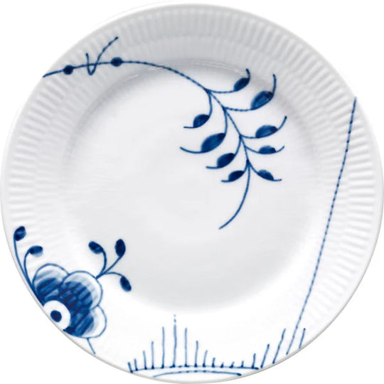 Royal Copenhagen Blå mega tallerken, flad 19 cm