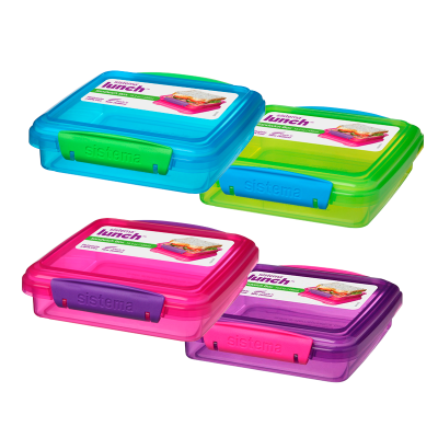 Sistema sandwich box. assoteret farver