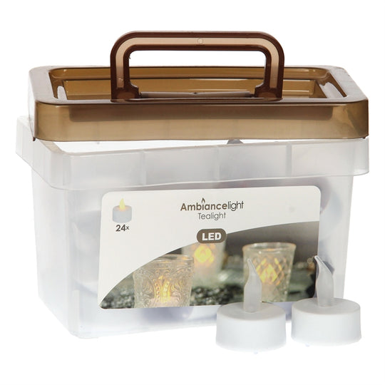 LED fyrfadslys - 24 stk