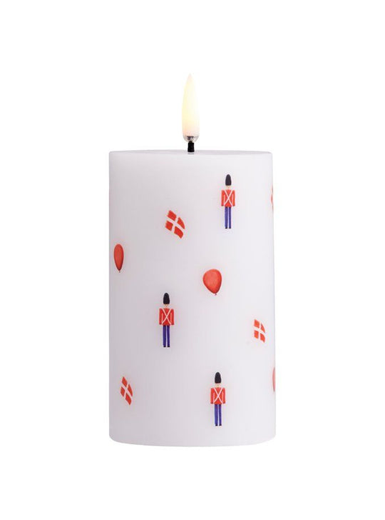 Uyuni LED Bloklys m/ festmotiv H: 10 cm.